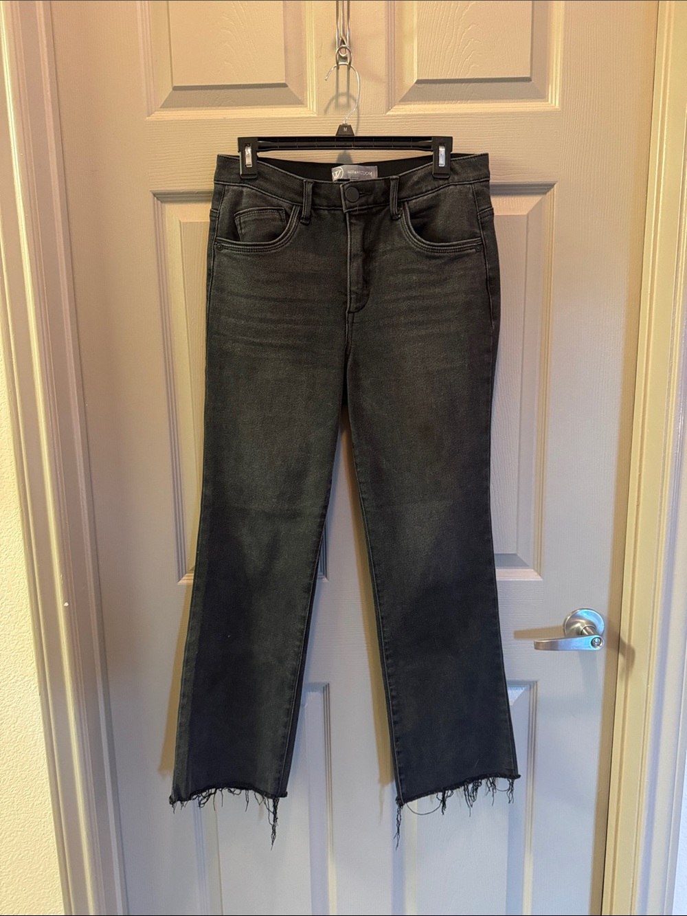 Wit & Wisdom Women’s Black Raw Hem Jeans